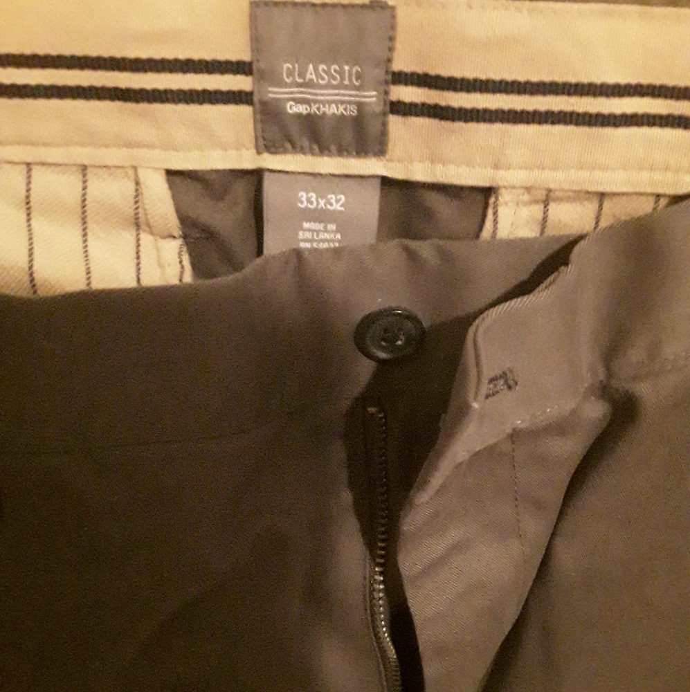 Gray Slacks, 33W, 32L